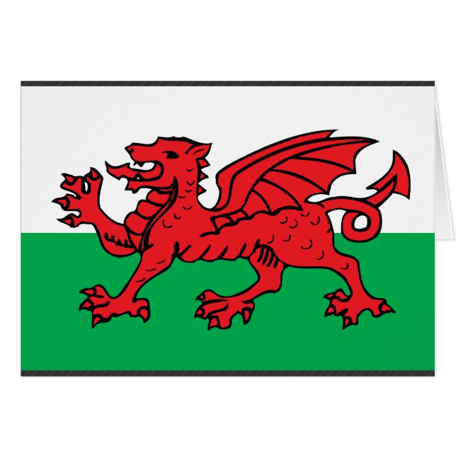 Waliser-Flagge (Vorderseite (Horizontal))