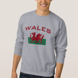 Waliser-Flagge 2 Sweatshirt