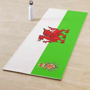 Waliser-Flagge Yogamatte