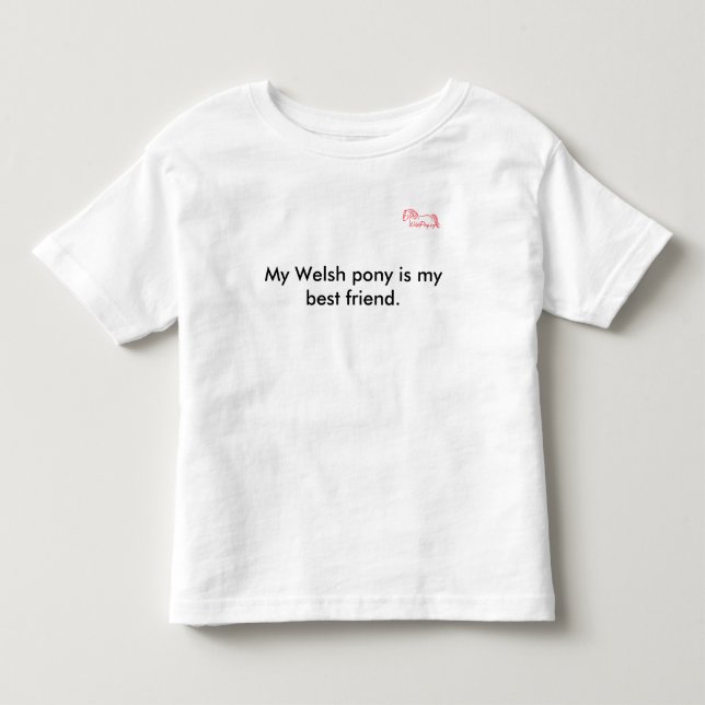 Waliser-Pony-Pfeiler-Gesellschaft von Amerika Kleinkind T-shirt (Vorderseite)