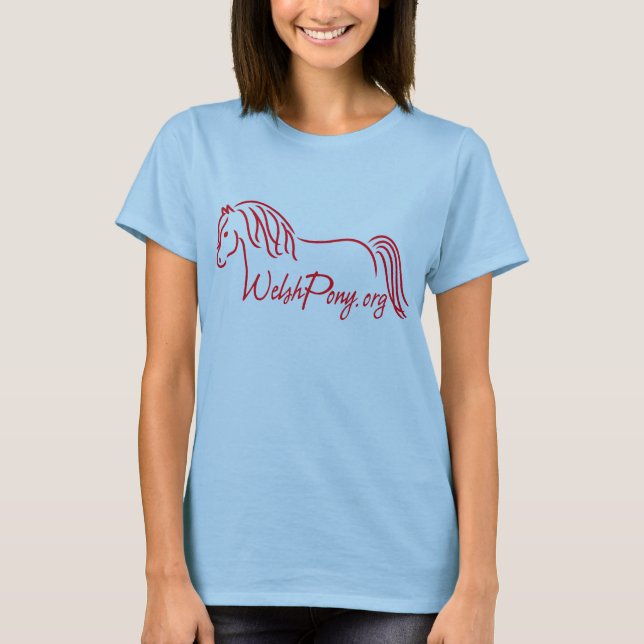 Waliser-Pony u. Pfeiler-Gesellschaft von Amerika T-Shirt (Vorderseite)