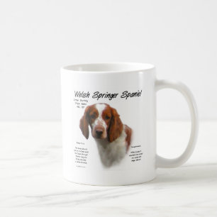 Waliser-Springerspaniel-Geschichtsentwurf Kaffeetasse