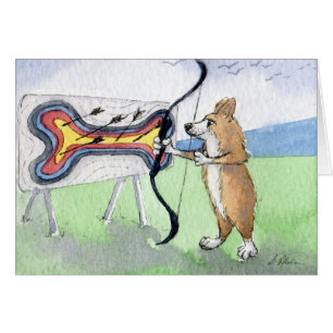 Walisercorgi-Hundebogenschießen