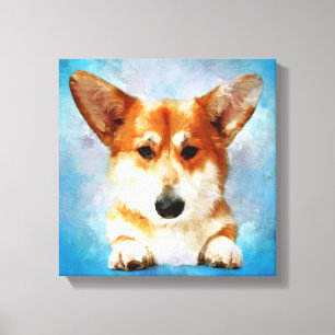 WaliserCorgi Leinwanddruck