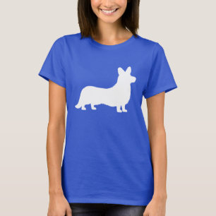 Walisercorgi-Wolljacke in der Silhouette T-Shirt