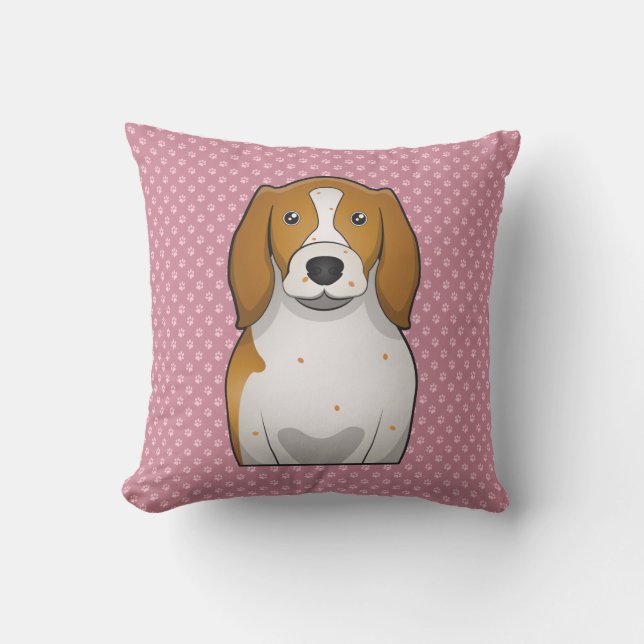 WaliserSpringerspaniel-Cartoon Kissen (Vorderseite)