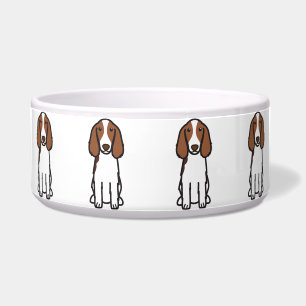 WaliserSpringerspaniel-HundeCartoon Napf