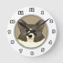 Walisisch Corgi Hundeuhr