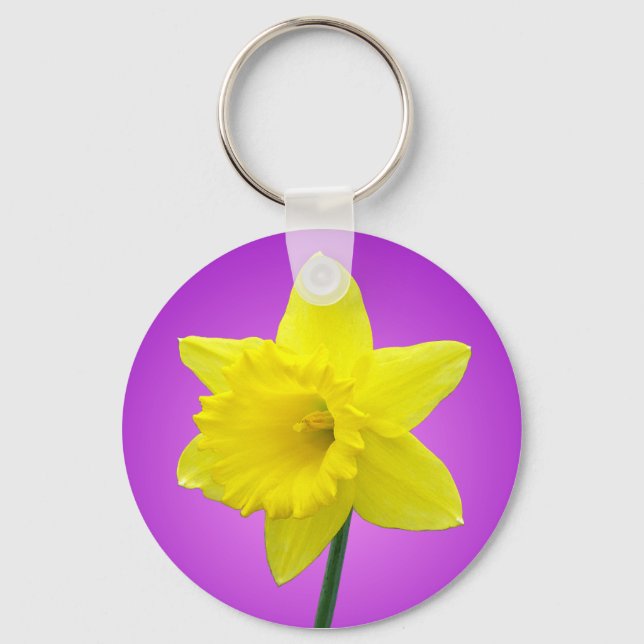 Walisisch Daffodil - III Schlüsselanhänger (Vorderseite)