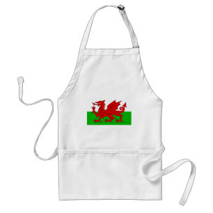 Walisisch / Wales Flag - Cymru Hochwertiges Bild Schürze