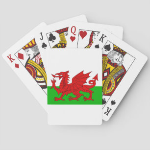 Walisisch / Wales Flag - Cymru Hochwertiges Bild Spielkarten