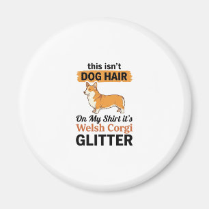 Walisische Corgi Glitter Lustiges Hunde-Liebhaber Magnet