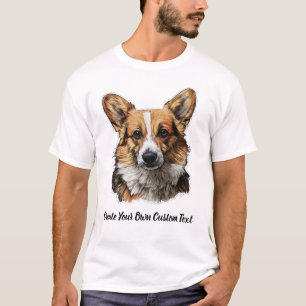 Walisische Corgi-Hund Erstellen Sie Ihren eigenen T-Shirt