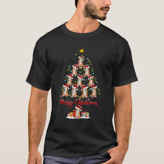 Walisische Corgi-Hund-Passende Weihnachtsmann Wali T-Shirt