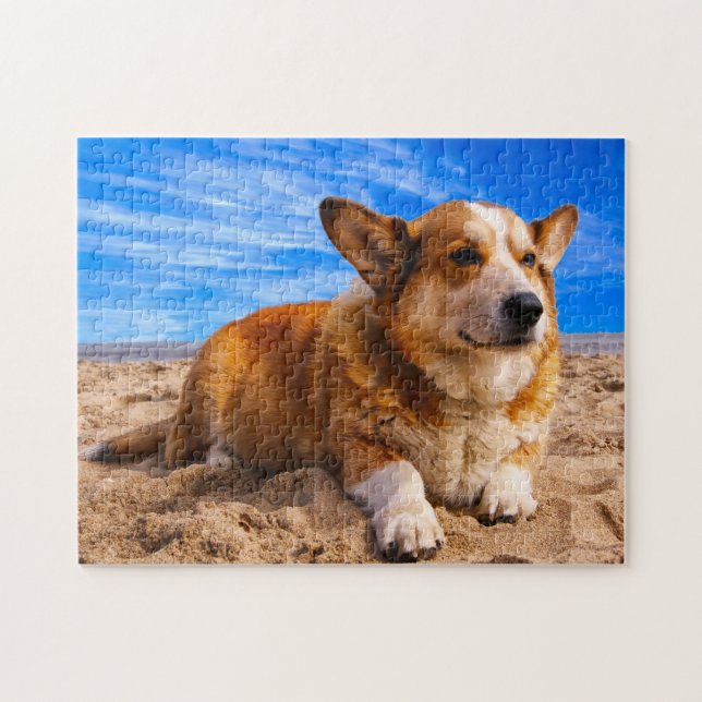 Walisische Corgi Hunde Jigsaws. (Horizontal)