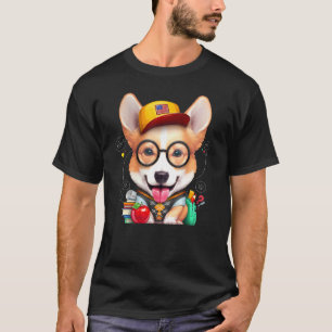 Walisische Corgi-Schulkind Zurück zur Schule T-Shirt