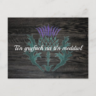 Walisische Cymraeg-Förderung Postkarte