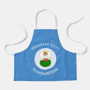 Walisische Engels-Hanukkah-Flagge Personalisiert K Schürze