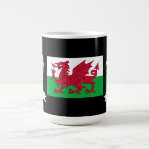 walisische Flagge Kaffeetasse