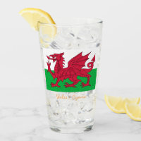 Walisische Flagge & Wales Land, Cymru Patriot / Sp