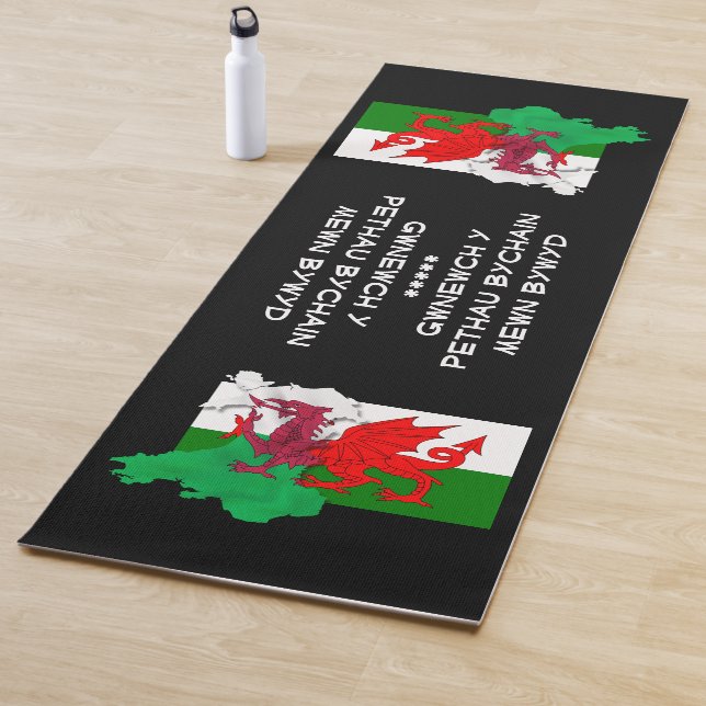 Walisische Flagge Wales ST DAVID QUOTE Yogamatte (Beispiel)