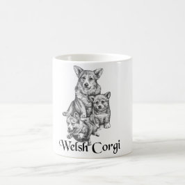 Walisische Korgi Kaffeetasse
