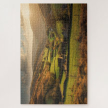 Walisische Landschaft Dorf Puzzle