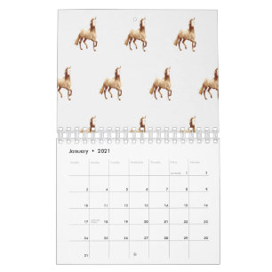 Walisische Pony- und Cob-Pferde Aquarell Kalender