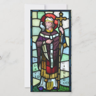 Walisische Pride St. Davids Tag Benutzerdefinierte Feiertagskarte