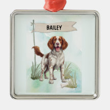 Walisische Springer Spaniel Wasserfarbe Personalis