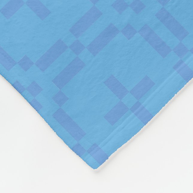 Walisische Tapestry-Muster, Chic Blue Fleece Blank (Ecke)