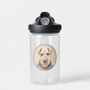 Walisische Terrier-Malerei - Niedliche Original Hu Trinkflasche