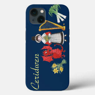 Walisische Tracht, Embleme Blau iPhone 6 Xtreme Hü Hülle