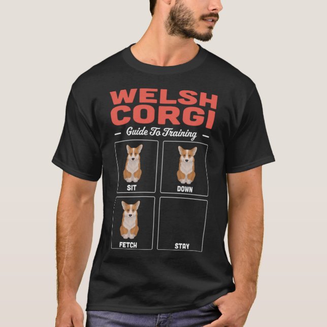 Walisischer Corgi-Lehrer T-Shirt (Vorderseite)