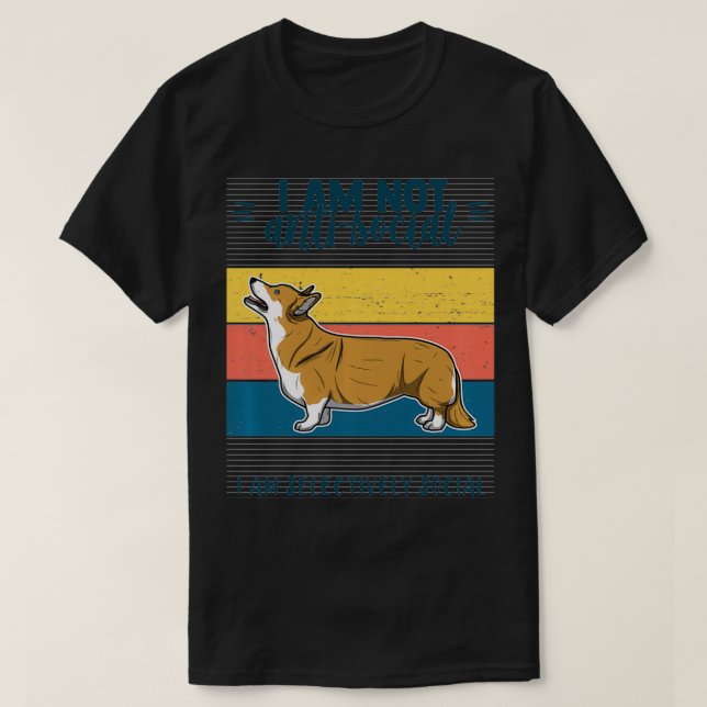 Walisischer Corgi Pullover Geschenk Frauen Pullove (Design vorne)