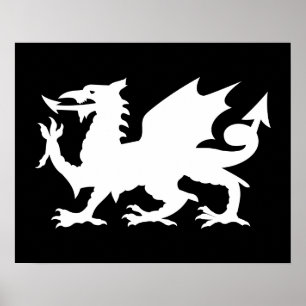 Walisischer Drache Poster