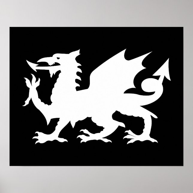Walisischer Drache Poster (Vorne)