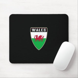 Walisischer Schild Mousepad