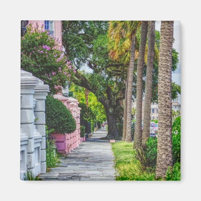 Walk Along Rainbow Row Magnet (Vorne)