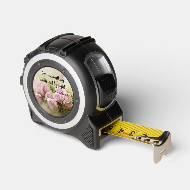 Walk Faith Not Sight Scripture Tool Tape Measure Maßband (Winkel)