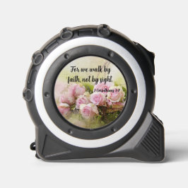 Walk Faith Not Sight Scripture Tool Tape Measure Maßband
