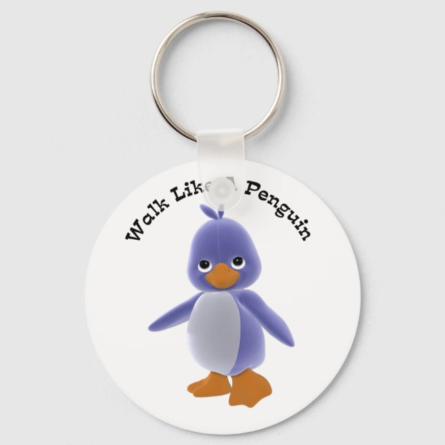 Walk Like A Penguin Keychain Schlüsselanhänger (Vorderseite)