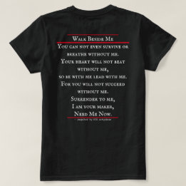 "Walk Neben mir" Drehbuch Inspiriert Design! Schwa T-Shirt