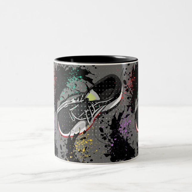 Walk On By Zweifarbige Tasse (Mittel)