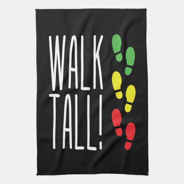 Walk Tall Geschirrtuch (Vertikal)