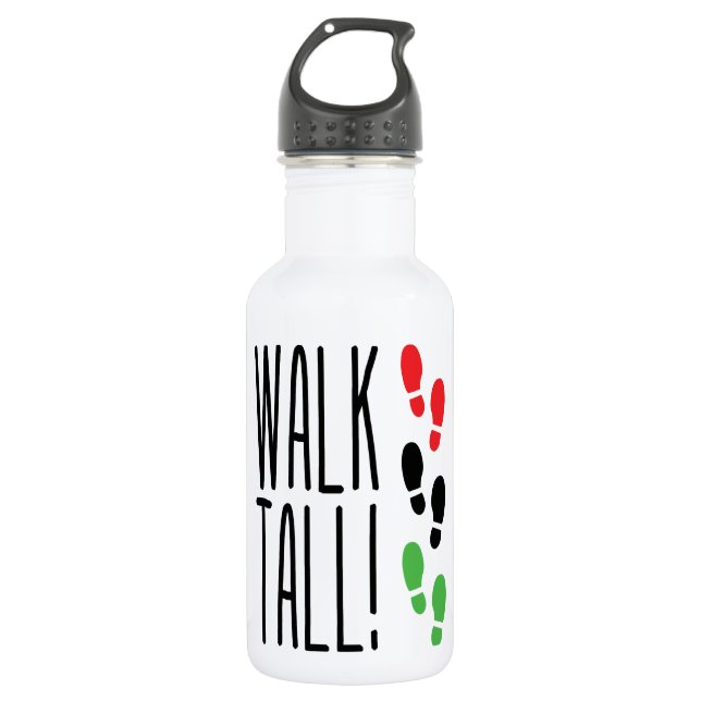 Walk Tall Trinkflasche (Vorderseite)