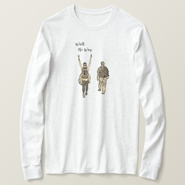 Walk the Way T-Shirt Damen (Design vorne)
