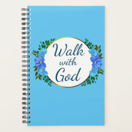 "Walk with God" Blumendesign Planer