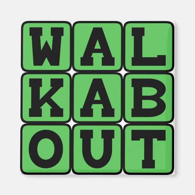 Walkabout, Australian Adventure Magnet (Vorne)