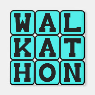 Walkathon, Fundraising-Walking-Event Magnet